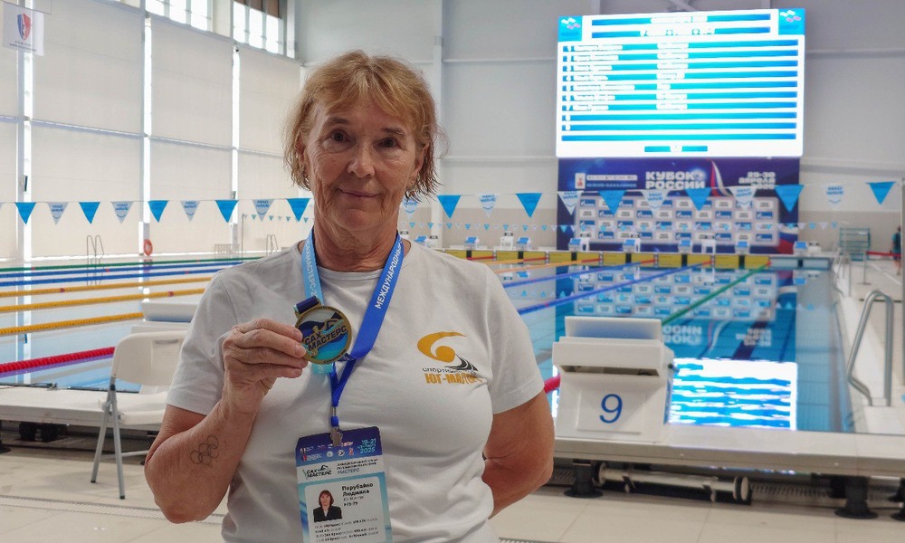 Рекорд России по плаванию в категории «Мастерс»